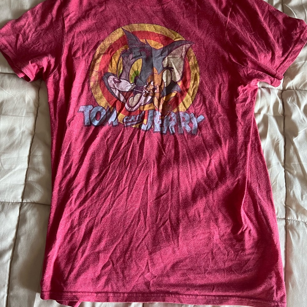 Tom and Jerry Kids Red T-Shirt